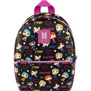 BTS Band with Hearts All Over Print Mini-Backpack