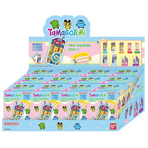 Tamagotchi Collection Wave 1 Shokugan Blind-Box Key Chain Case of 12