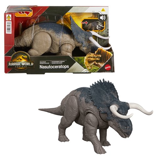 Jurassic World Wild Roar Nasutoceratops Action Figure