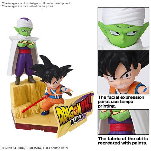 Dragon Ball Daima Son Goku Mini and Piccolo Mini Model Kit