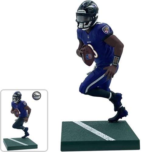 NFL Series 1 Baltimore Ravens Lamar Jackson Action Figure, Not Mint