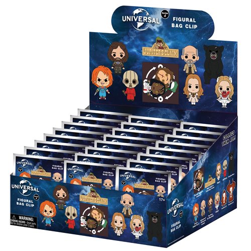 Universal Horror Series 4 3D Foam Bag Clip Random 6-Pack