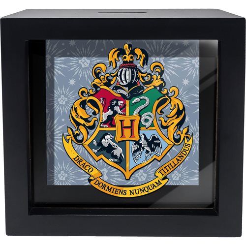 Harry Potter Hogwarts Crest Shadow Box Bank