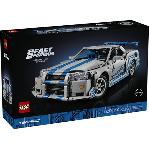 LEGO Technic 42210 Fast 2 Furious Nissan Skyline GT-R (R34) Car