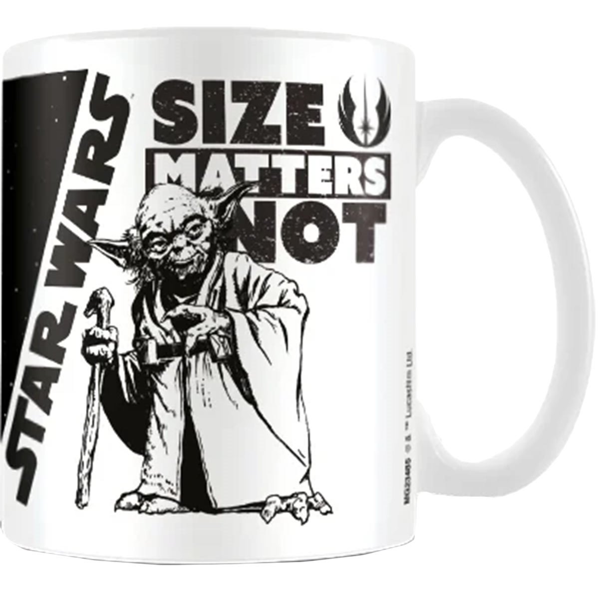 Star Wars Size Matters Not 11 oz. Mug - Entertainment Earth