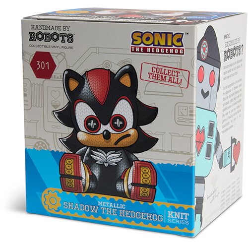 Sonic the Hedgehog Shadow #301 Metallic Handmade By Robots Vinyl