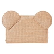 Mickey Mouse Straw Cosplay Zip-Around Wallet