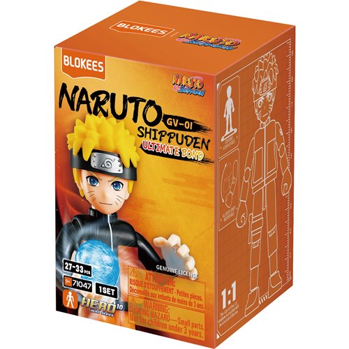 Naruto Galaxy Version 01 Ultimate Bond Blokees Mini Model Kit Case of 9