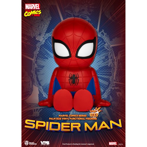 Marvel Comics Spider-Man VPBP-033 Palm Size Vinyl Functional Piggy Bank