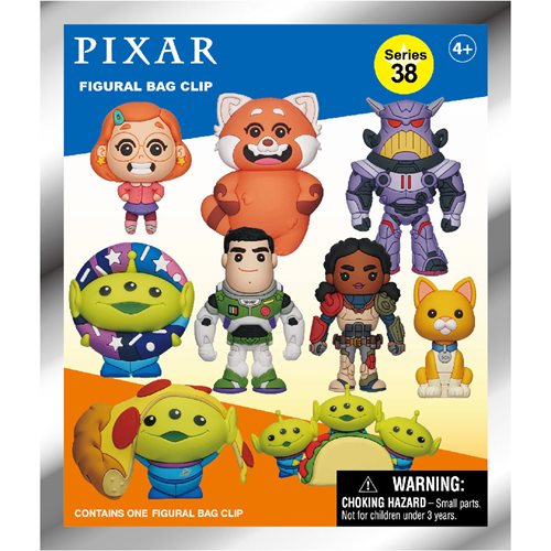 Pixar Collection Series 38 3D Foam Bag Clip Display Case 24