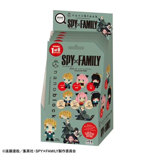Spy x Family Ser. 1 Nanoblock Mininano Fig Blind-Box of 6