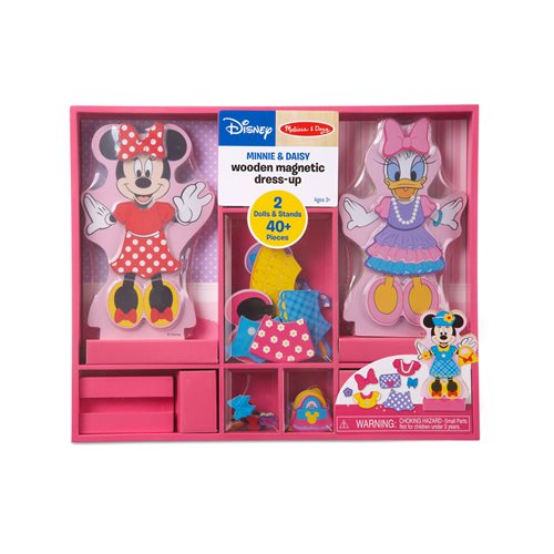 Minnie and Daisy Wooden Magnetic Dress-Up