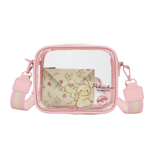 Pokémon Pikachu Number 025 Clear Crossbody Bag and Wallet