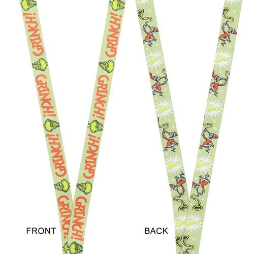 Dr. Seuss The Grinch Lanyard with Charm