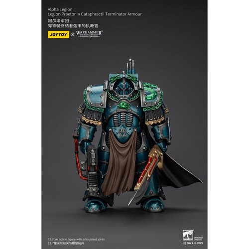 Joy Toy Warhammer The Horus Heresy Alpha Legion Legion Praetor Cataphractii Terminator Armor 1:18 Sc