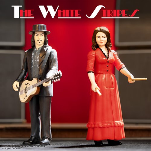 The White Stripes Get Behind Me Satan 3 3/4-Inch ReAction Figures 2-Pack