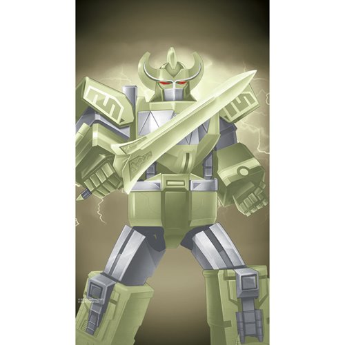 Mighty Morphin Power Rangers Megazord (Lightning Glow) 3 3/4-Inch ReAction Figure
