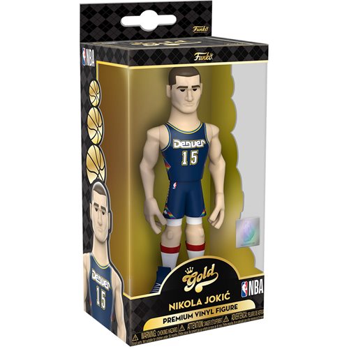 NBA Nuggets Nikola Jokic (Away Uniform) 5-Inch Vinyl Gold Figure