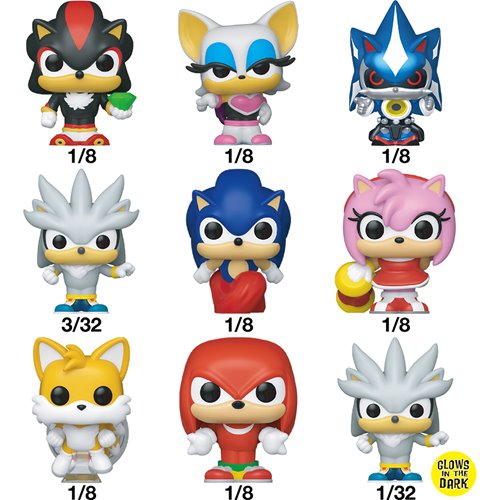 Sonic the Hedgehog Funko Bitty Pop! Singles - Random 8-Pack
