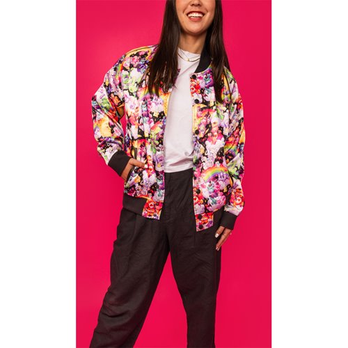 Care Bears x Universal Monsters Bomber Jacket