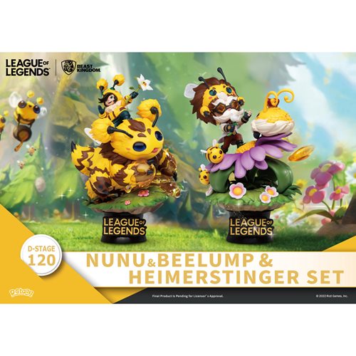 League of Legends Nunu with Beelump and Heimerstinger DS-120 D-Stage Statue Set of 2