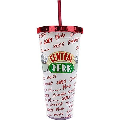 Friends Central Perk 20 oz. Foil Cup with Straw