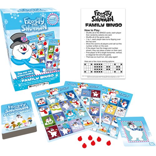Frosty the Snowman Family Bingo Game