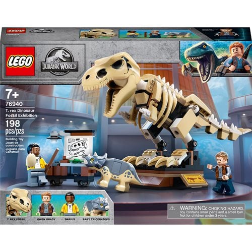 LEGO 76940 Jurassic World T. rex Dinosaur Fossil Exhibition