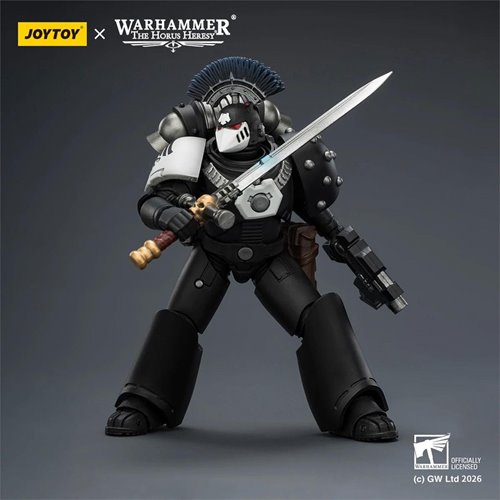 Joy Toy Warhammer The Horus Heresy Raven Guard MKVI Tactical Sergeant 1:18 Scale Action Figure