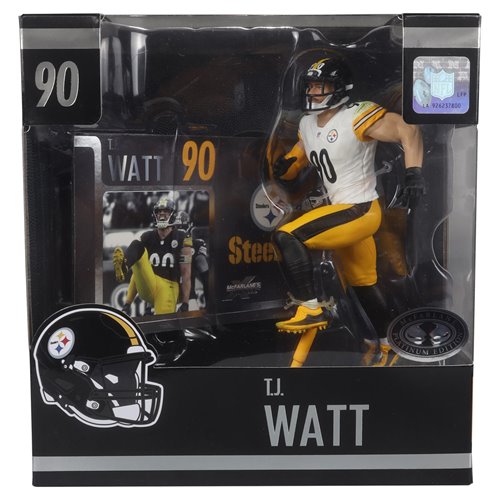 NFL SportsPicks 2024 Wave 2 Pittsburgh Steelers TJ Watt 7-Inch Scale Posed Figure