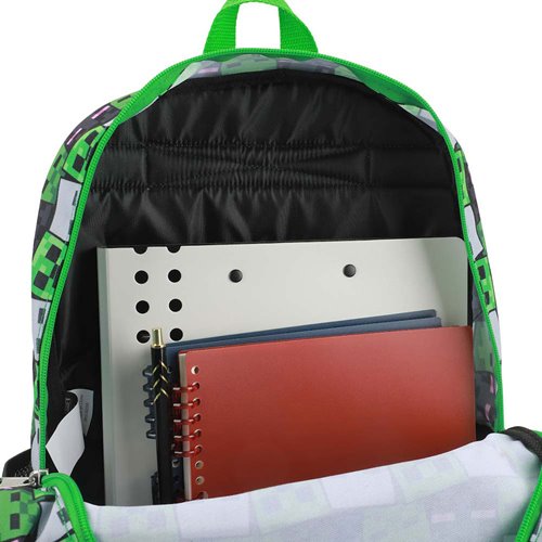 Minecraft Creeper Youth Backpack Set