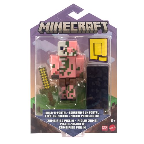 Minecraft Build-A-Portal Zombified Piglin Action Figure