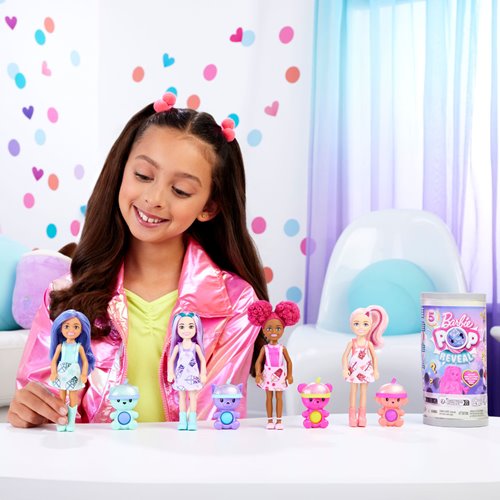 Barbie Chelsea Pop Reveal Bubble Tea Series Doll Case of 4