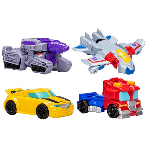 Transformers Heroes vs Villains 4-Pack Autobot and Decepticons
