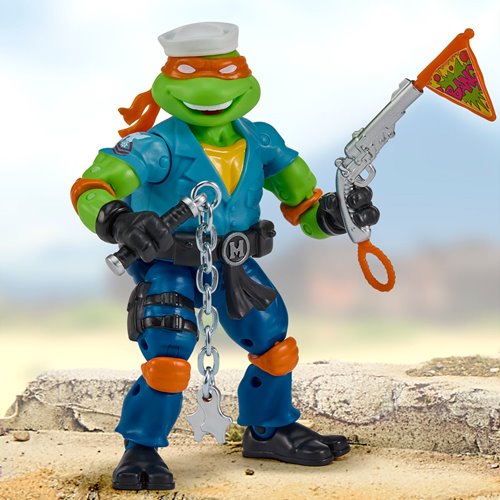 Teenage Mutant Ninja Turtles x G.I. Joe Mikey x Shipwreck Action