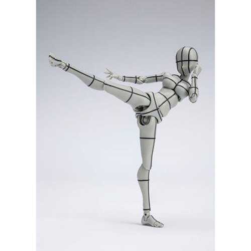 Female Body Chan Kentaro Yabuki Wire Frame Gray Color Version S.H.Figuarts Action Figure