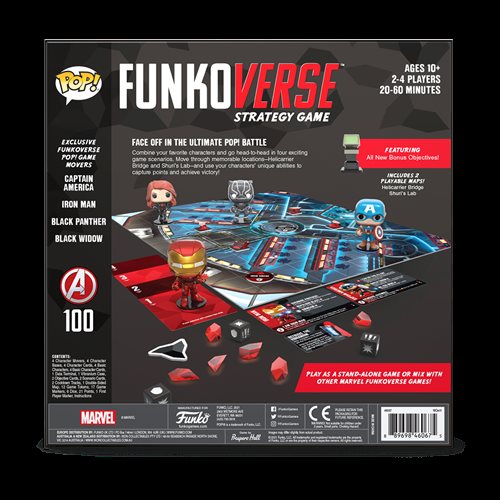Marvel 100 Pop! Funkoverse Strategy Game Base Set