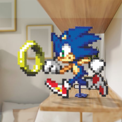 Sonic the Hedgehog and Ring Jixelz Remix 700-Piece Puzzle