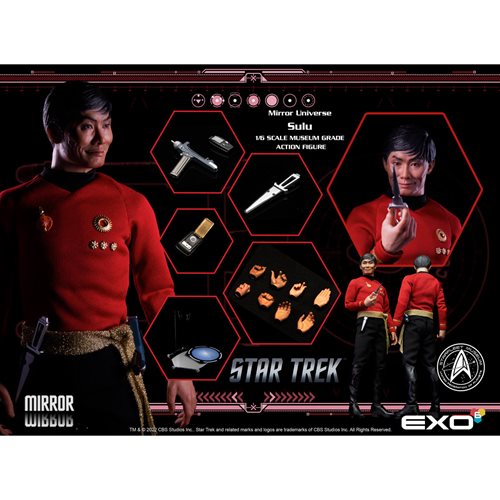 Star Trek: The Original Series Mirror Universe Sulu 1:6 Scale Action Figure