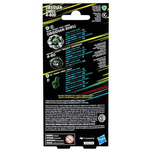 Beyblade X Booster Single Tops Wave 5 Set of 4