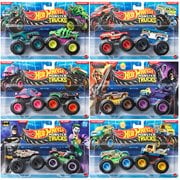 Hot Wheels Monster Trucks Demolition Doubles 1:64 Scale Vehicle 2-Pack 2026 Mix 3 Case of 8