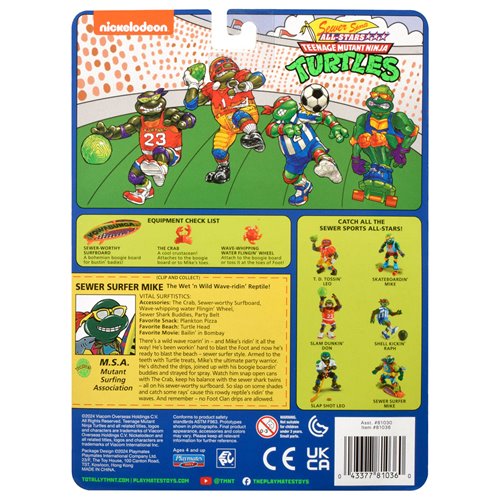 Teenage Mutant Ninja Turtles Original Classic Basic Action Figure Wave 7 Case of 6