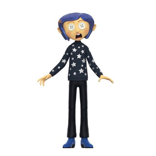Coraline (Button Eyes) SuperSize 16-Inch Vinyl Figure