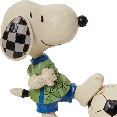 Peanuts Snoopy Soccer Mini by Jim Shore Statue