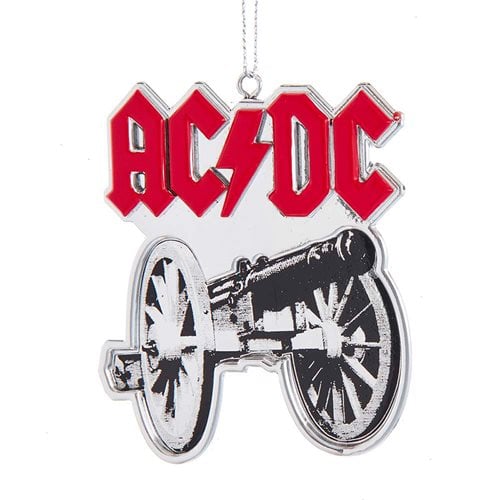 AC/DC Cannon 3 1/2-Inch Ornament
