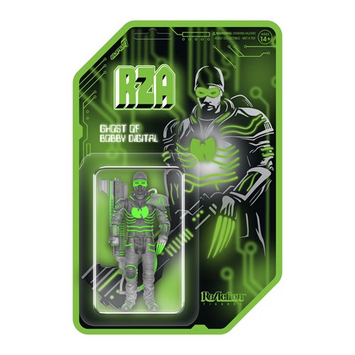 The RZA Bobby Digital (Clear) 3 3/4-Inch ReAction Figure