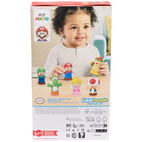 Super Mario Bros. Little People My Mario Mini-Figure 6-Pack
