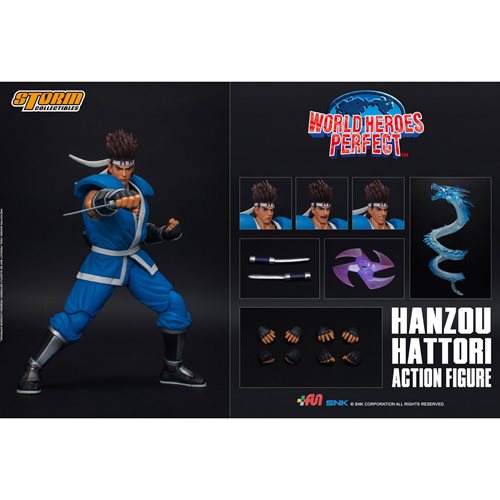 World Heroes Perfect Hanzou Hattori 1:12 Scale Action Figure