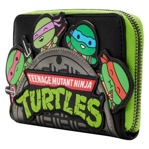 Teenage Mutant Ninja Turtles Sewer Cap Zip-Around Wallet