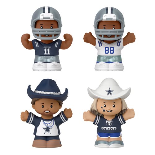 NFL Dallas Cowboys Little People Collector Figure Set